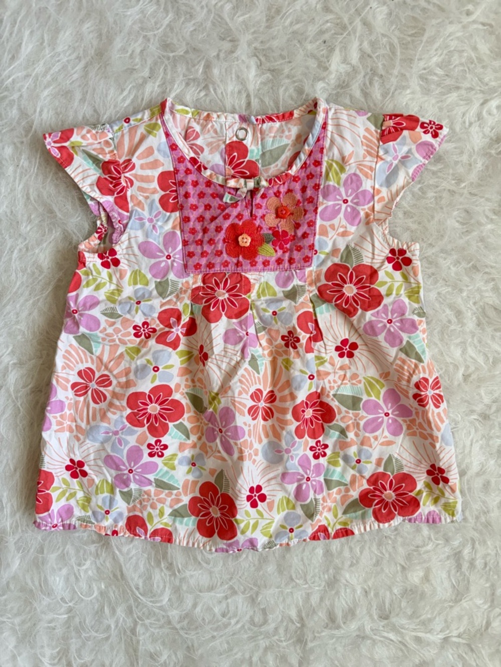 Gymboree Toddler Girl Bright Tropical Floral Blouse
